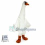 Big White Goose Mascot Costume