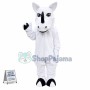 Black Horned Horse Mascot Costume
