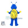 Slow Navy Blue Snail Mascot Costume