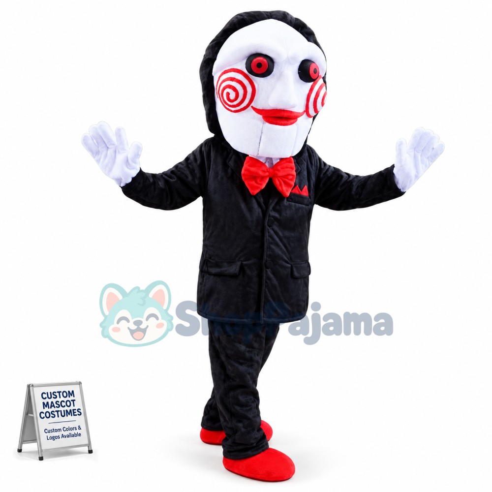 Thrilling Jigsaw Killer Mascot Costume