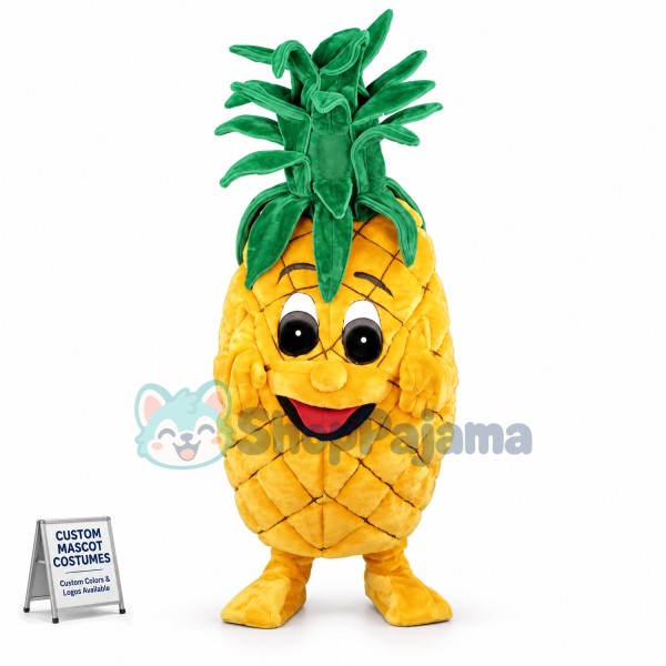 Peeled Fresh Pineapple Mascot Costume