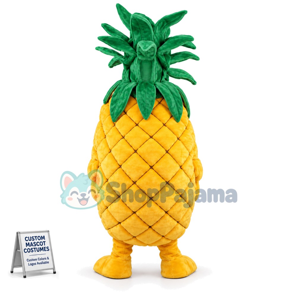 Peeled Fresh Pineapple Mascot Costume