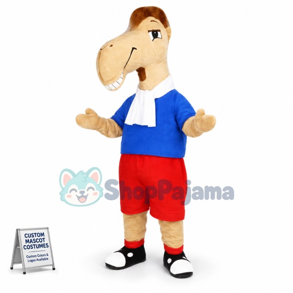Chewing Camel Mascot Droll Costume