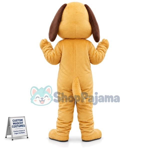 Well-behaved Gentle Dog Mascot Costume