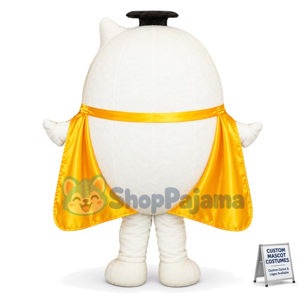 Doctor Duck Egg Cartoon Mascot Costume