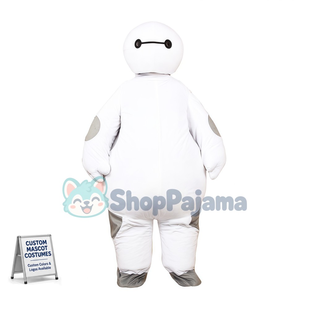 Baymax Robot Cartoon Mascot Costume
