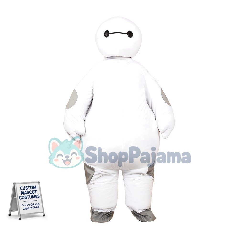 Baymax Robot Cartoon Mascot Costume