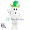 Healthy White Radish Mascot Costume