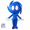 Blue Whirlwind Doll Cartoon Mascot Costume