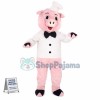 Western Chef Pig Mascot Costume