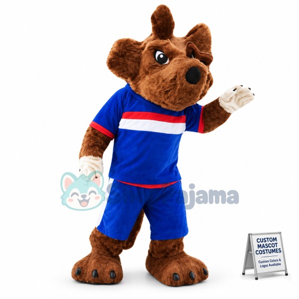 Booing Furry Hound Mascot Costume