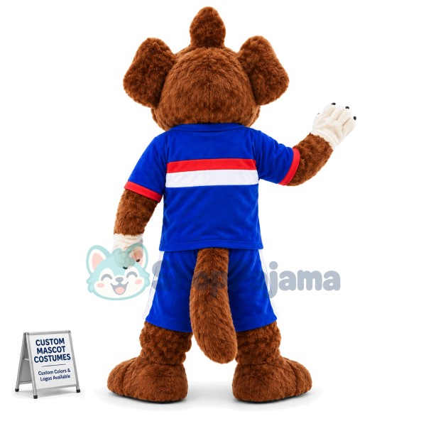 Booing Furry Hound Mascot Costume