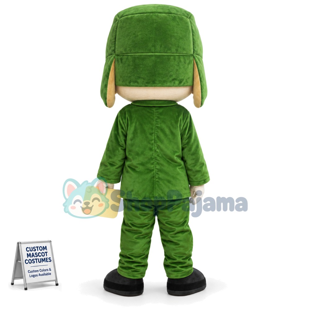 The Most Beautiful Soldier Lei Feng Mascot Costume
