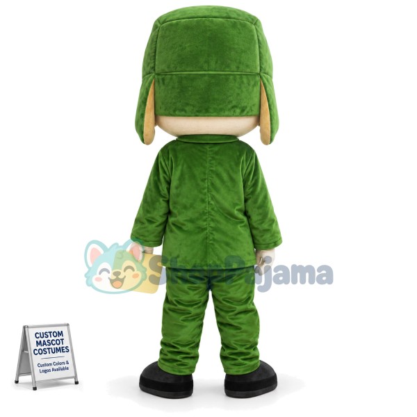 The Most Beautiful Soldier Lei Feng Mascot Costume