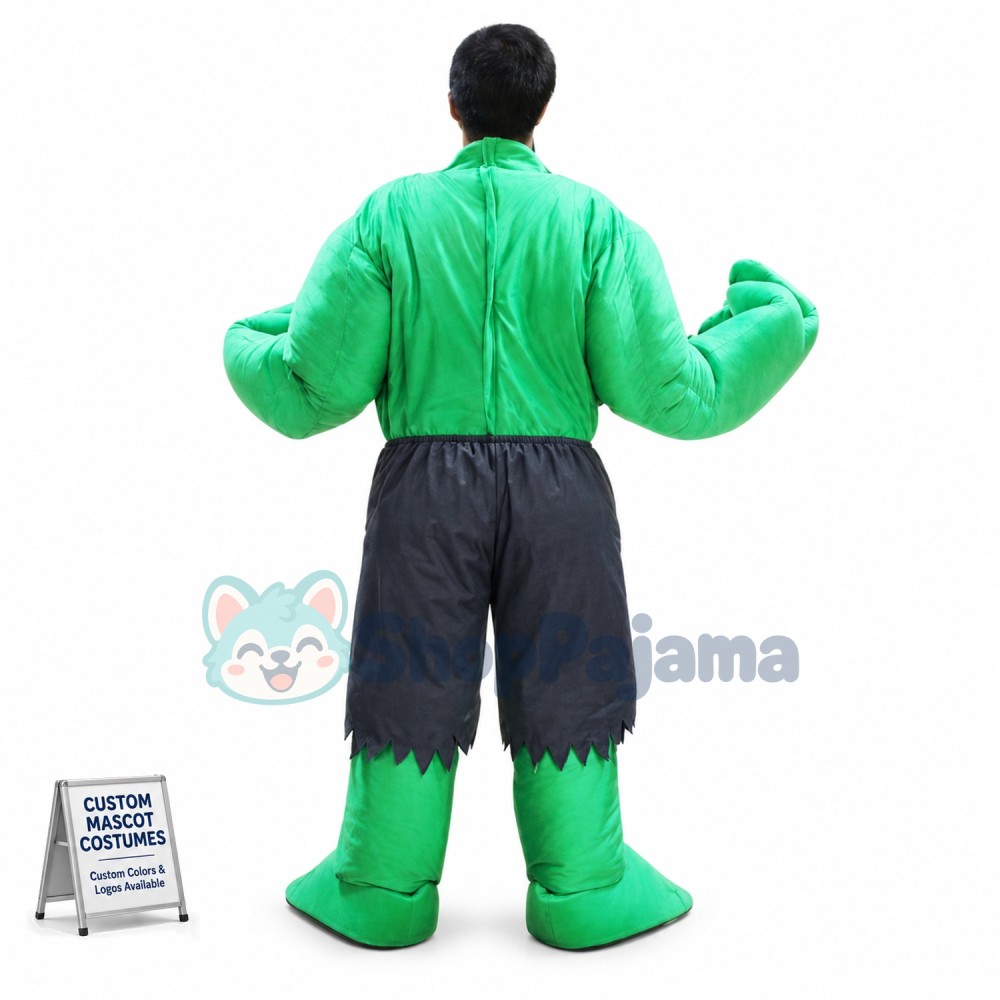 Power Muscle Hulk Mascot Costume