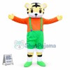 Young Tiger With Green Shorts Mascot Costume