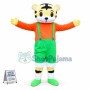 Young Tiger With Green Shorts Mascot Costume