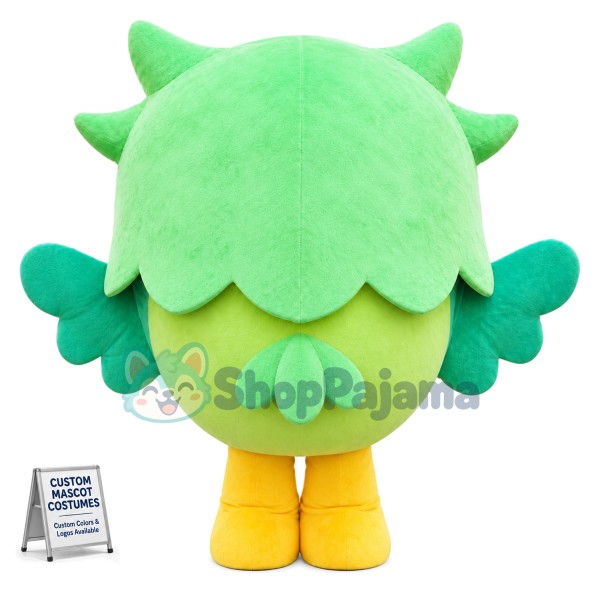 Whole Green Small Owl Mascot Costume