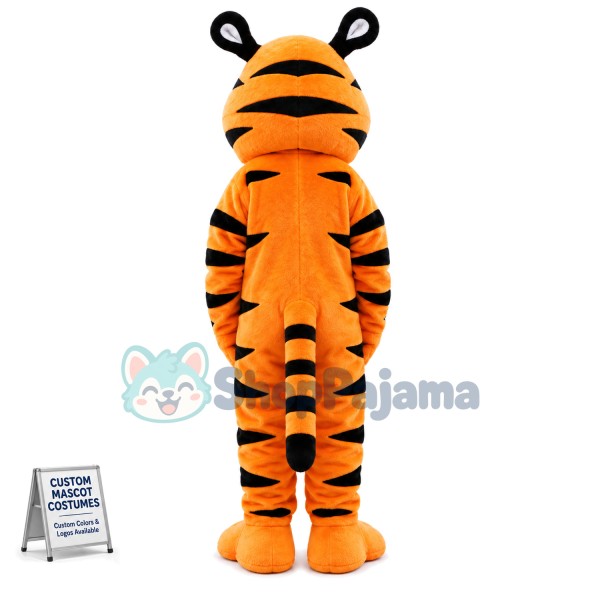 Tiger With Blue Nose Mascot Costume