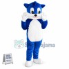 Blue Cat Cartoon Mascot Costume