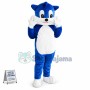 Blue Cat Cartoon Mascot Costume