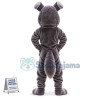 Bullying Gray Bulldog Mascot Costume