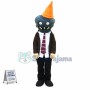Conehead Zombie Of Game Mascot Costume
