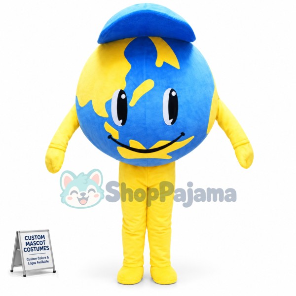 Earth In The Cap Mascot Costume