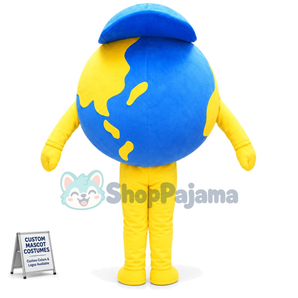 Earth In The Cap Mascot Costume