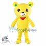 Adult Cartoon Yellow Bear Mascot Costume