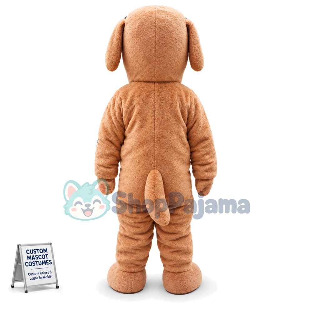Brown Dog Mascot Costume For Pet Shop