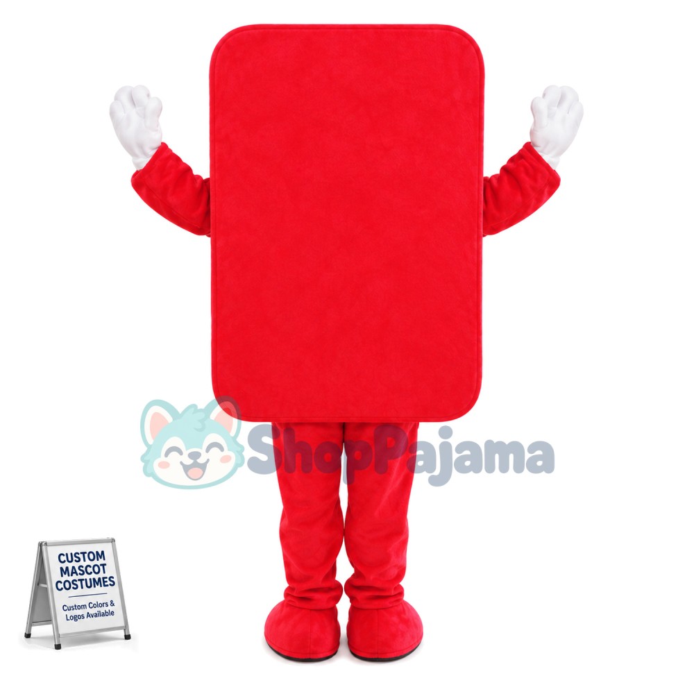 Customized Red Phone Mascot Costume