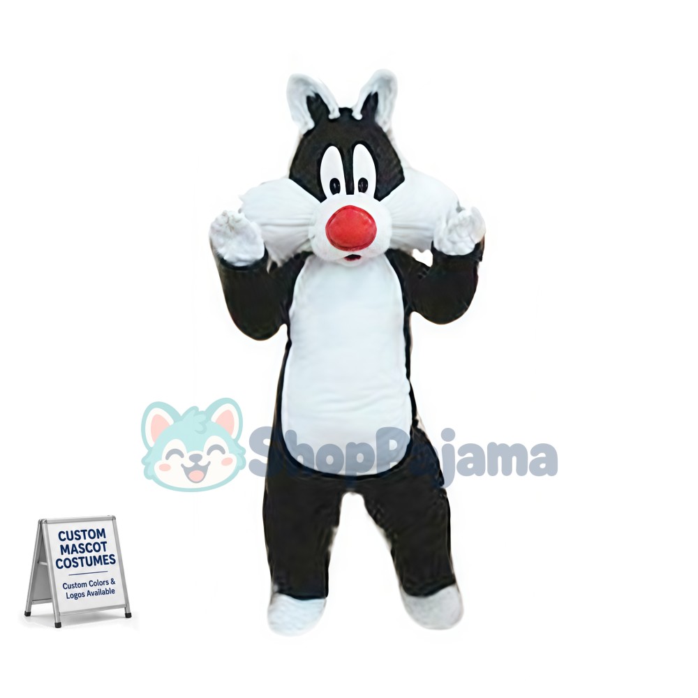 Sylvester Mascot Cartoon Costume