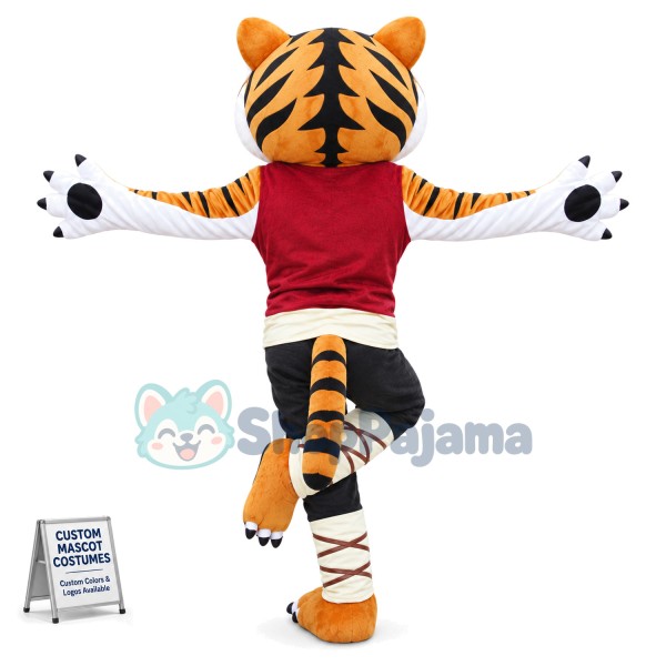 Tigress Mascot Cartoon Costume
