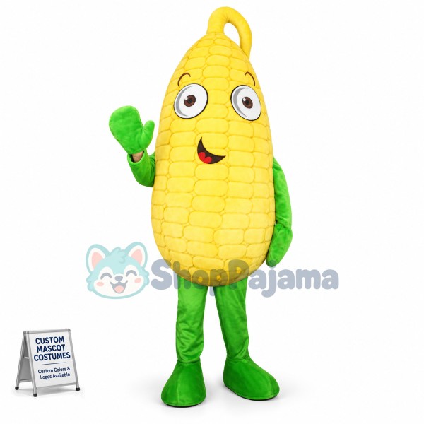 Adult Size Corn Mascot Costume