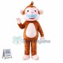 Barking Teeth Monkey Mascot Costume