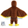 Walking Furry Eagle Mascot Costume
