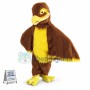 Walking Furry Eagle Mascot Costume