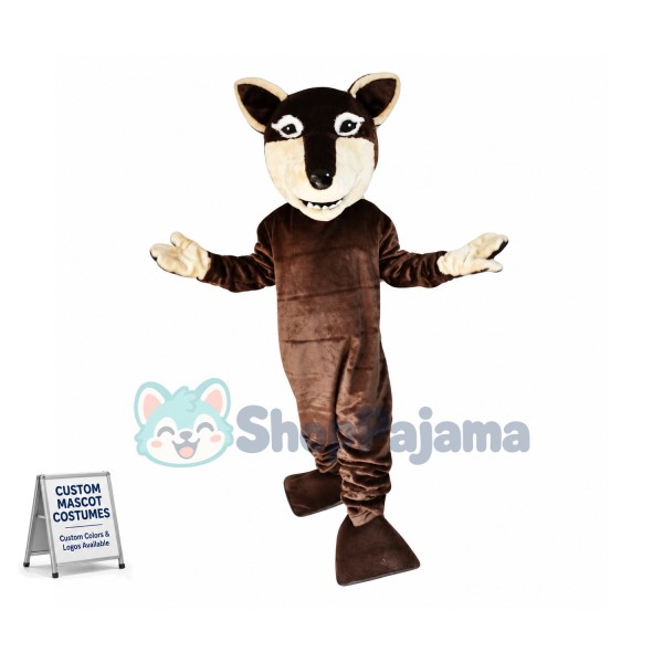 Treacherous Wolf Adult Mascot Costume
