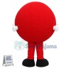 Red Chocolate Bean Mascot Costume