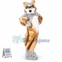Long Wool Wolfhound Mascot Costume