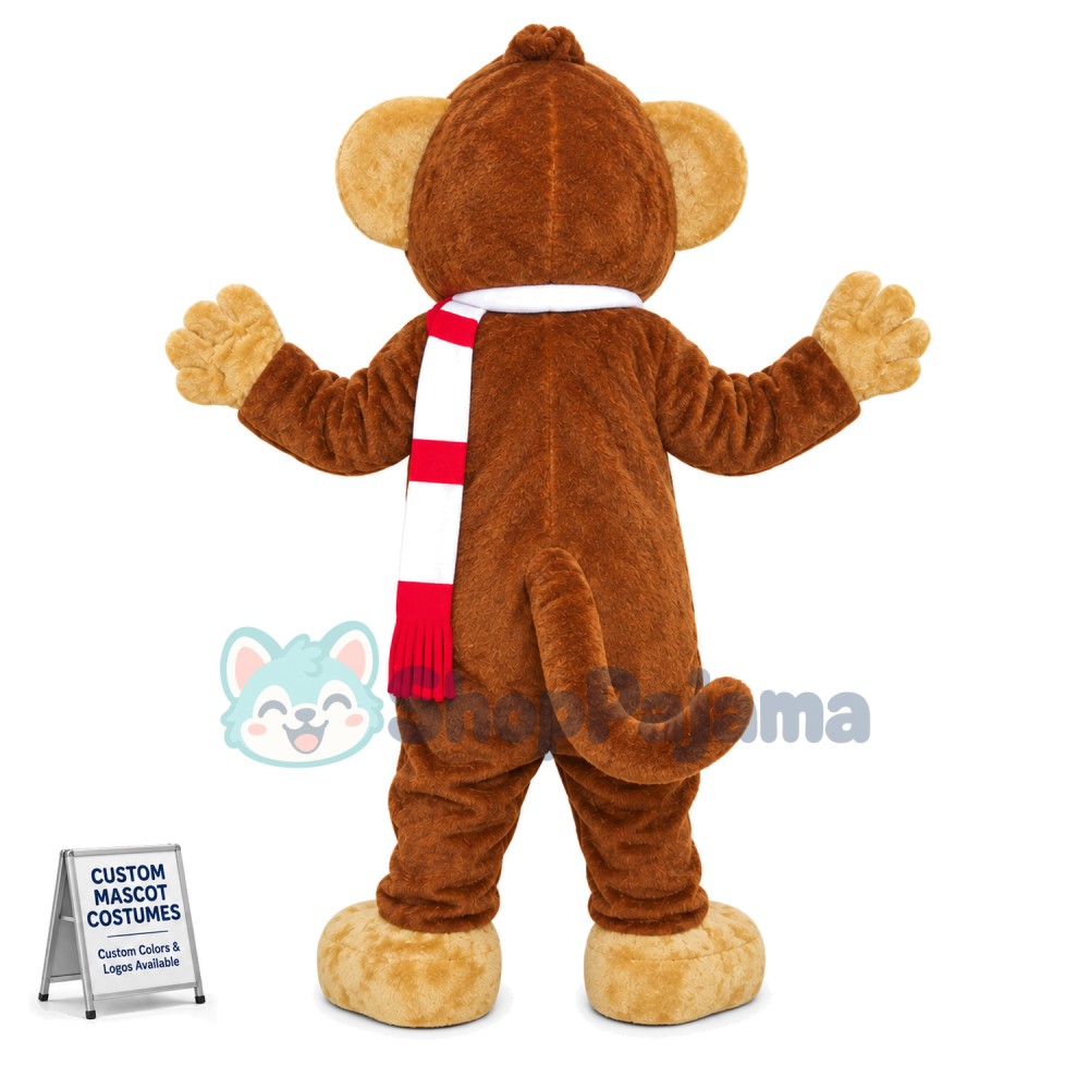 Big Mouth Monkey Mascot Soft Costume