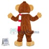 Big Mouth Monkey Mascot Soft Costume