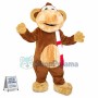 Big Mouth Monkey Mascot Soft Costume