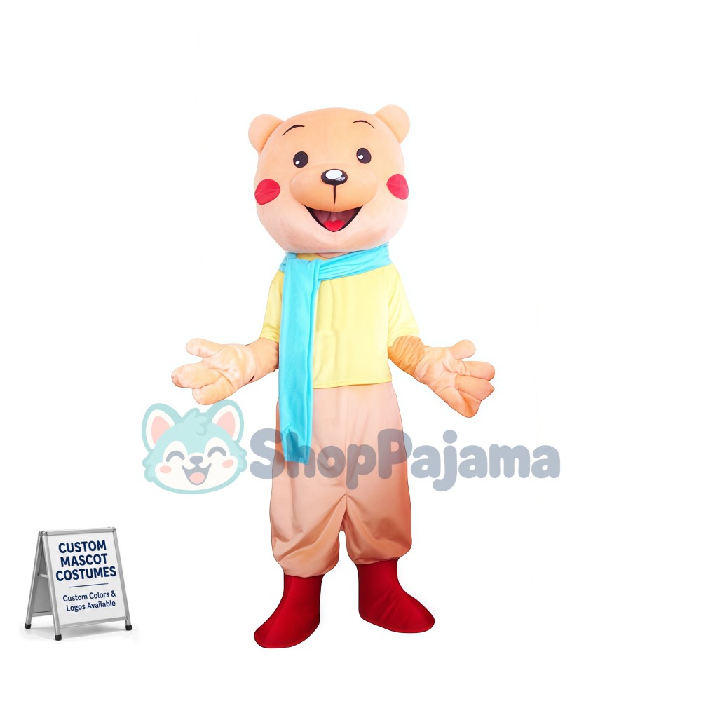 Cartoon Handmade Teddy Bear Mascot Costume