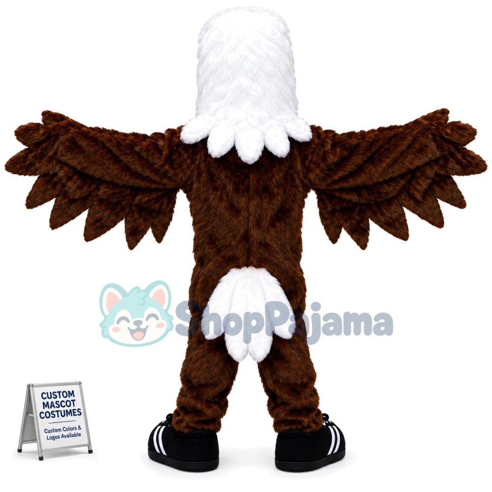 Adult Eagle Mascot Costume In Shoes