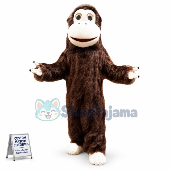 Uniex Long Wool Monkey Mascot Costume