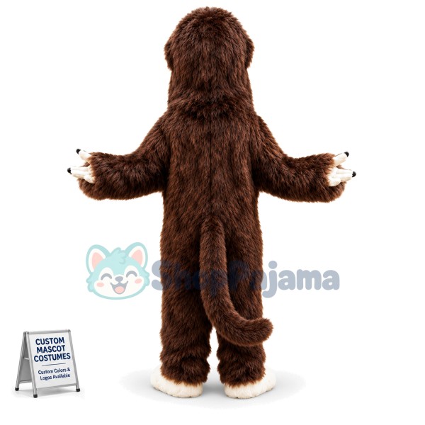 Uniex Long Wool Monkey Mascot Costume