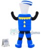Blue Barrel Of Gasoline Mascot Costume