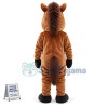 Angry Brown Horse Mascot Costume